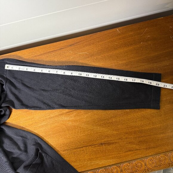 Malo Cardigan Button Down & Short Sleeve Sweater Twin Set Black 100% Cotton Sz M - Picture 7 of 14